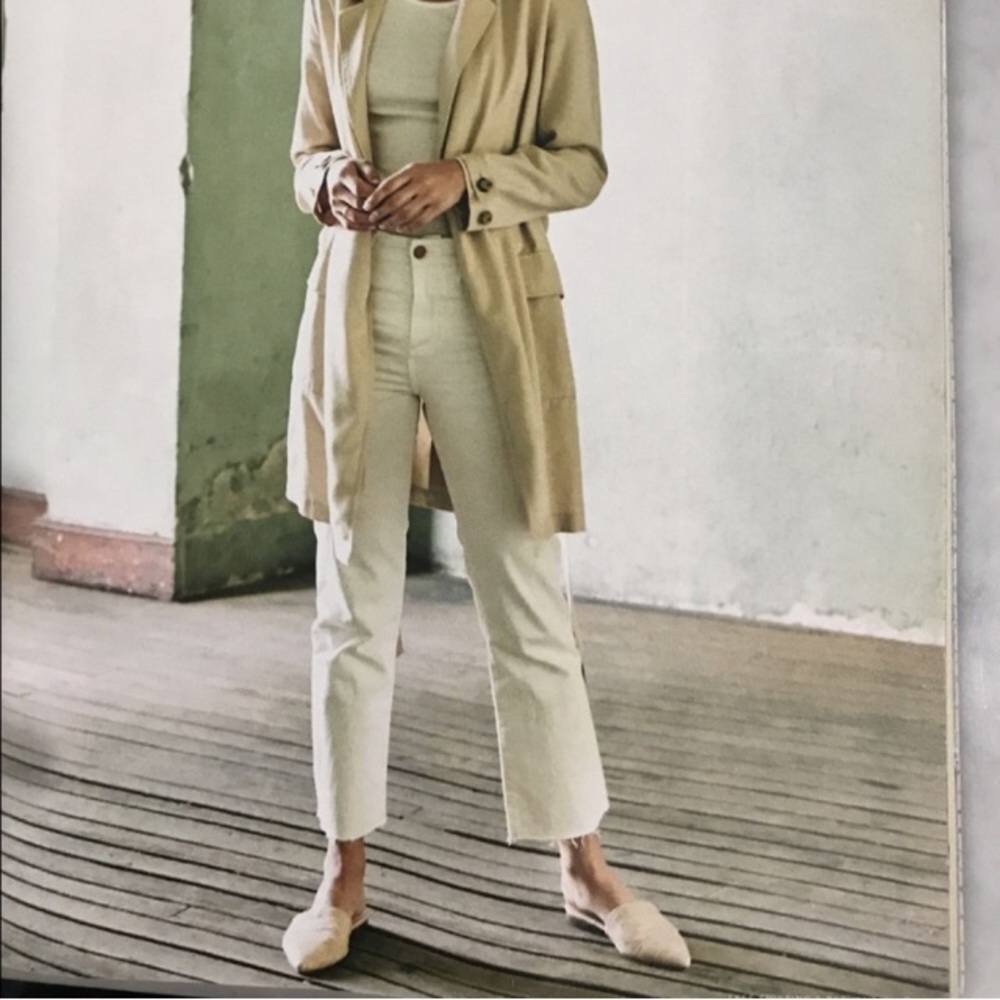 Marine Layer High waisted crop flares